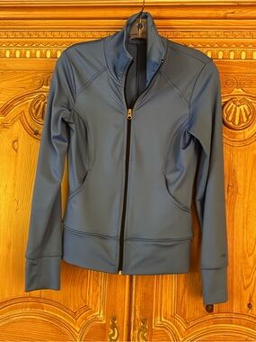 XS Champion Women's light Blue Full-Zip Utility Jacket